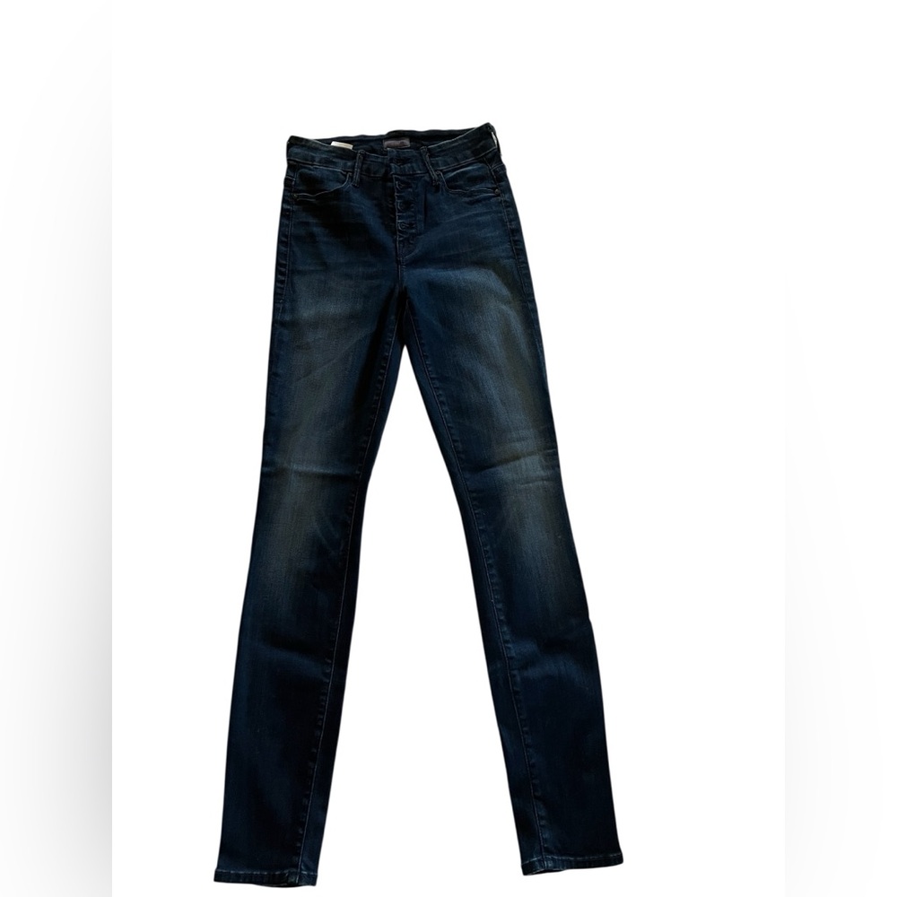 MOTHER The Pixie Jeans Beyond A Shadow Of A Doubt Wash Button Fly Size 24”